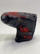 Scotty Cameron 2012 Select Newport Black/Red Putter head cover blade Headcover ⛳ - £43.79 GBP
