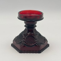 Vintage Avon Cape Cod Ruby Candle Holder / Base for Hurricane Lamp (1975 - 1992) - $22.77