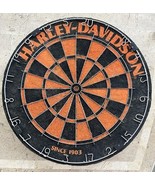 Vintage Harley Davidson Dart Board Seldom Used 1985 - $74.25