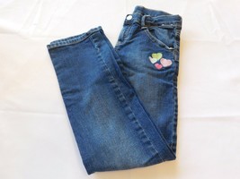 Gymboree Girl&#39;s Youth Pants Denim Jeans Size 8 Blue Adjustable Waist GUC - £14.36 GBP