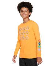 Nike Big Kids Sportswear Relaxed-Fit Printed Long-Sleeve T-Shirt Tee-shi... - $8.60