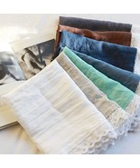 High Quality 100%Linen Pillow Towel, Multicolor Flax, Single PillowTowel... - £28.94 GBP