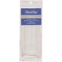 Charles Craft Lace Edged Bookmark 18 Count 3&quot;X8&quot;-White - £12.34 GBP