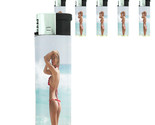 French Pin Up Girls D1 Lighters Set of 5 Electronic Refillable Butane  - £12.59 GBP