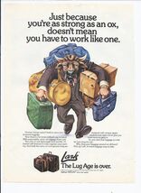 1983 Lark Luggage Print Ad 8.5" x 11" - $19.75