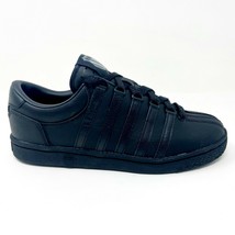 K-Swiss Classic Triple Black Varsity Kids Shoes Sneakers 80144 - £31.48 GBP