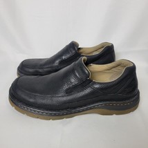 Doc Martens Men’s Black Leather Slip On Loafers 11198 AW004 Size 13 Shoes EUC - $46.52