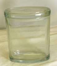 Oval Clear Glass Kitchen Jar Container - £15.48 GBP