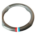 Premium Faux Leather Steering Wheel cover Nonslip Sweat Absorbent And Br... - $25.88 CAD