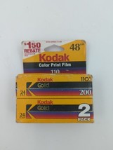 Vintage Kodak Color 110 Film Gold 200 Speed 24 Exposures EXPIRED 01/1997 - £21.91 GBP