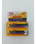 Vintage Kodak Color 110 Film Gold 200 Speed 24 Exposures EXPIRED 01/1997 - £21.81 GBP