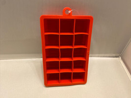 Silicone Ice Tray 15 Grid Cube Red - $201.35 MXN