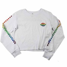 Dickies Rainbow Cropped Checkered Long Sleeve Tee - $28.05
