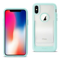 Reiko Iphone X/iphone Xs Belt Clip Polymer Case In Clear Mint Green - £7.86 GBP