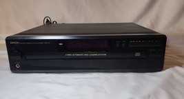 Denon DCM 270 5-Disc CD Changer For Parts or Repair - CD Tray Moves Back... - $46.71