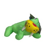 Aqua Leisure 1997 Pool Critters Toy Wally the Walrus Stuffed Plush Green... - $20.20 CAD