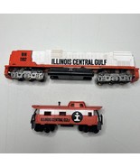HO Scale Tyco Illinois Central Gulf Locomotive #4301 DC + Caboose Car - $1,842.32 MXN