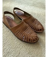Vintage Esprit Woven Leather Huarache Style Slingback made in Brazil Siz... - $669.64 MXN