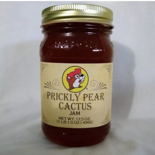 Buc-ee's Prickly Pear Cactus Jam 17.5 Oz Glass Jar. lot of 2 - $44.52