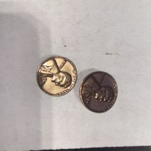 Handmade Copper Penny Clip On Earrings - £3.91 GBP