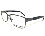 Fatheadz Large Eyeglasses Frames FB-00208 BULL Grey Blue Square 57-17-145 - $65.24