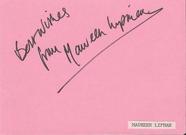 Maureen Lipman Signed Vintage Album Page  - £19.48 GBP