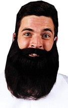 Morris Costumes Mustache BEARD, Grey 8&quot; - £42.77 GBP