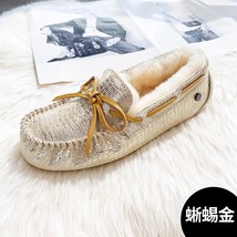 High Quality 100% Natural Genuine Leather Women Flat Shoes New Fashion Women Cas - £66.89 GBP
