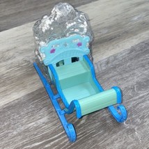 Disney Polly Pockets MagiClip Frozen Swirling Snow Sled for Anna &amp; Elsa!  - £9.45 GBP