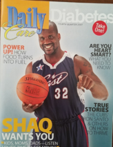 Shaquille O&#39;neal, Ron Santos In Daily Diabetes 2007 Magazine - £4.75 GBP