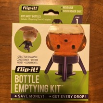 Flip It Reusable Bottle Emptying Kit  1 Pack Brand NEW - £5.52 GBP