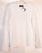 Zara Womens Super Slim Fit LS T-Shirt White L NWT - $19.80