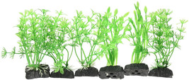 Penn Plax Betta Size Plastic Plant 4&quot; Value Pack Green 6 count Penn Plax Betta S - £11.32 GBP