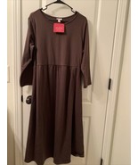 Isabel Maternity Women&#39;s 3/4 Sleeve Brown Dress Knit Size L - $32.34