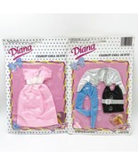 Vintage Diana Barbie Outfit DRESS Casual Fashion Doll Clothes Lot NOS X2 - £19.54 GBP