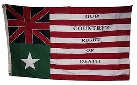 3x5 Embroidered Baker&#39;s San Felipe Right or Death 100% Cotton Flag 3&#39;x5&#39;... - £54.42 GBP