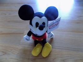 Tokyo Disneyland Disney 30&#39;s Mickey Mouse Bean Bag Plush Stuffed Animal Doll 9&quot; - £17.31 GBP