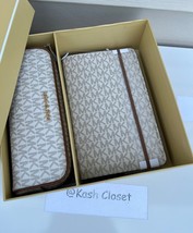 Michael Kors MK Notebook and Pencil Case Gift Set - Vanilla - £103.11 GBP