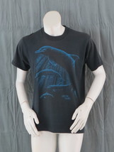 Vintage Graphic T-shirt - Dolphin Just One Earth Screen Stars - Men&#39;s Large - £39.40 GBP