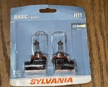 Sylvania Basic H11 55W Two Bulbs Head Light Low Beam Replacement Lamp DO... - £17.46 GBP