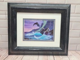 Anthony Casay Sea Cove Gallery &quot;Seal With A Kiss II&quot; Framed Print 11.5&quot;x13.5&quot; - £45.42 GBP