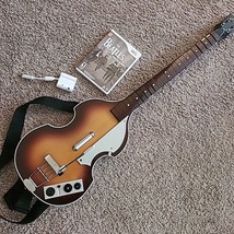 Beatles Rock Band Hofner Bass NWGTS3 Guitar Dongle + Game TESTED - £110.10 GBP