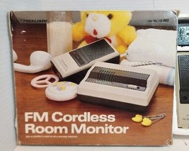 Vintage Radio Shack Realistic FM Cordless Room Monitor 43-202 Box Workin... - $17.41