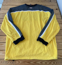 Vintage Coogi Men’s Cinch Hem Fleece Sweatshirt Size 3X Yellow Sf20 - £44.97 GBP