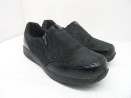 Rockport Work Women&#39;s Slip-On truStride Steel Toe Work Shoes Black Size 9M - £44.58 GBP