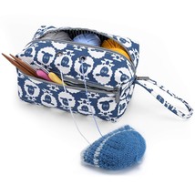 Small Yarn Storage Bag, Portable Knitting Bag For Yarn Skeins, Crochet Hooks, Kn - £31.16 GBP