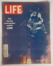 VTG Life Magazine March 14 1969 Vol 66 #10 Apollo 9 Launch and Space LEM - £11.21 GBP
