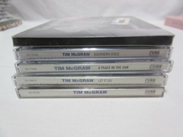 Huge Lot 5 Unique CDS All Tim McGraw All Adult Owned &amp; Fully Tested BIN Country - £10.47 GBP