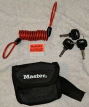 Master Lock Company Disc Brake Lock With Cable And Storage Bag image 5