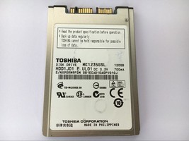 TOSHIBA MK1235GSL 120GB Micro Sata Hard disk FOR Lenovo Thinkpad x300 x301 T400s - £18.65 GBP